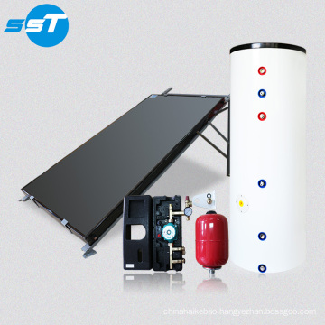Hybrid house solar panel system 3kw and with water heater,house heating solar water heater system